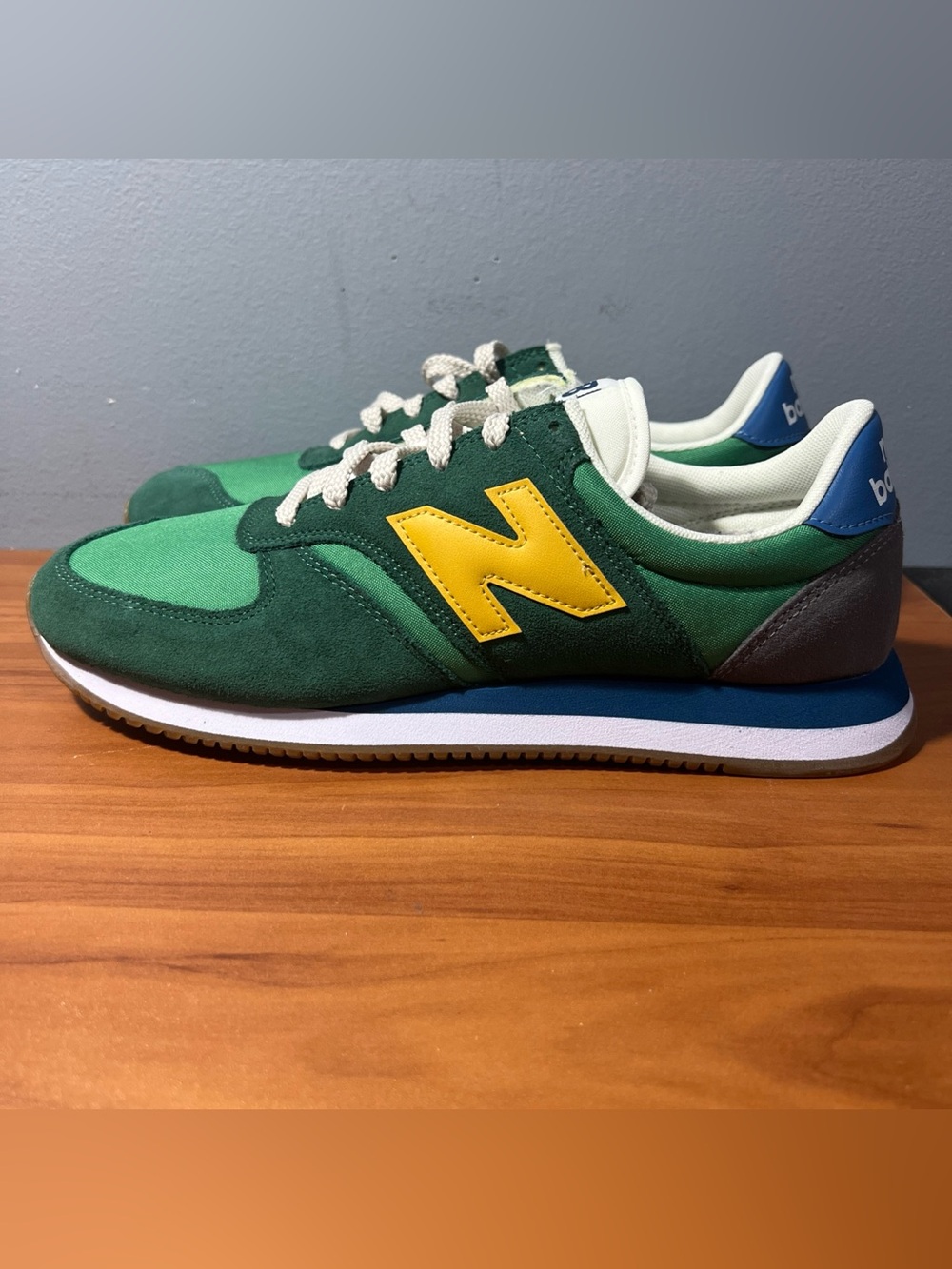 NEW BALANCE 420 UL420VD2 GREEN YELLOW MENS SIZE 10 RETRO SNEAKER SHOE